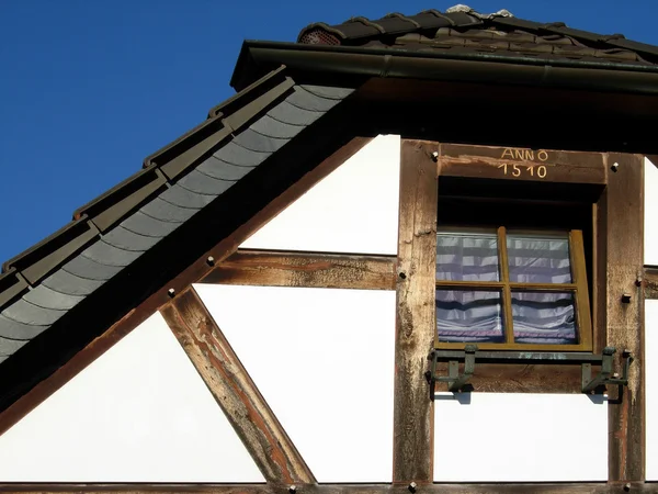 Timber with window — Stock Photo, Image