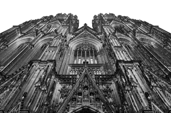 科隆大教堂-西立面 图库照片