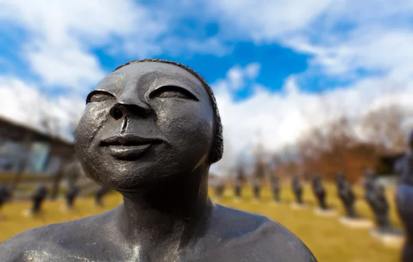 Bronze Statue: Woman - Stock Image - Everypixel