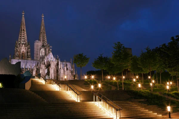 Catedral de Colônia - fachada sul — Fotografia de Stock