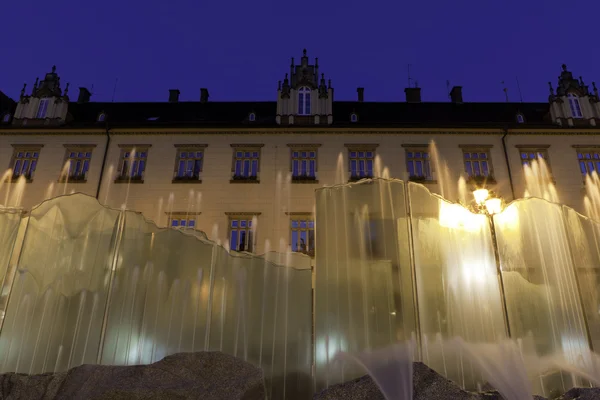 Springbrunnen in Breslau — Stockfoto