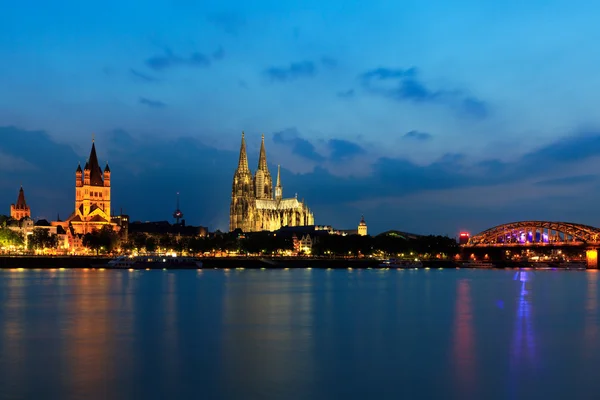 Rhine by Cologne — Stock Photo, Image