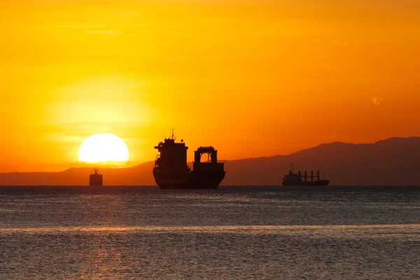 Sundown at the Manila Bay — Stock Photo, Image