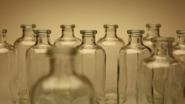 Empty Bottles 3 — Stock Video