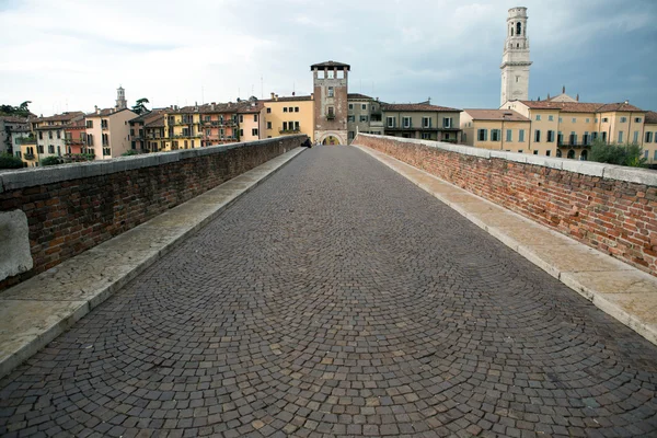 View to the Adige river in Verona — Stock Photo, Image