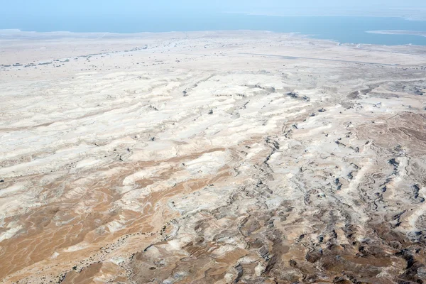 Blick vom Masada auf das Tote Meer — Stockfoto