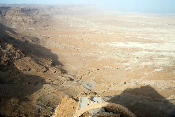 마사다에서 사막 보기 — 스톡 사진