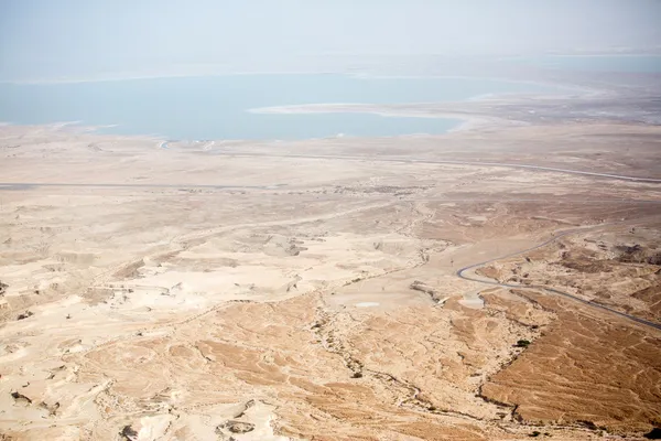 Vista al Mar Muerto desde Masada —  Fotos de Stock