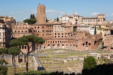 Roma 'nın panoramik manzarası