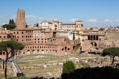 Roma 'nın panoramik manzarası