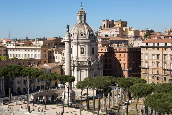 Panoramisch uitzicht op Rome — Stockfoto