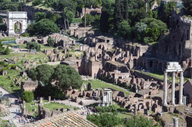 Roma 'nın panoramik manzarası