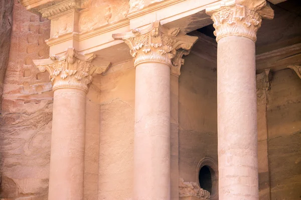 Petra-Treasury close-up — Stockfoto