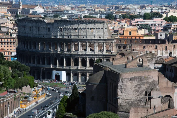 Roma 'nın panoramik manzarası — Stok fotoğraf