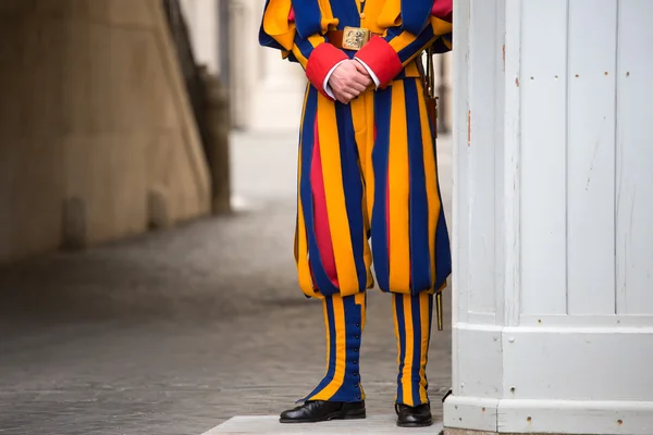 Swiss guard in Vatican — Stock Photo, Image