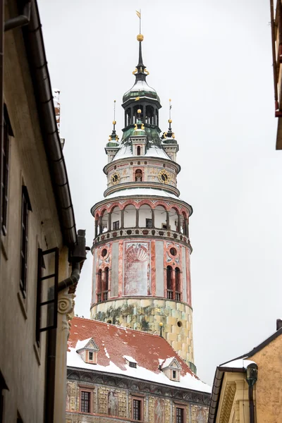 Cesky Krumlov tower — Stock Photo, Image