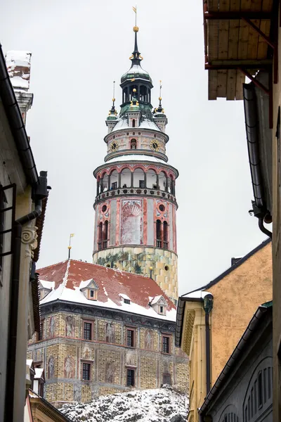 Cesky Krumlov tower — Stock Photo, Image