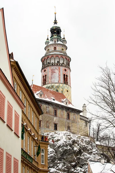 Cesky Krumlov tower — Stock Photo, Image
