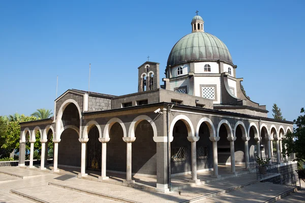 Mount of Beatitudes kapel - Stock-foto