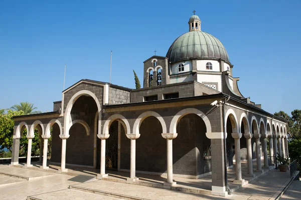 Mount of Beatitudes kapel - Stock-foto