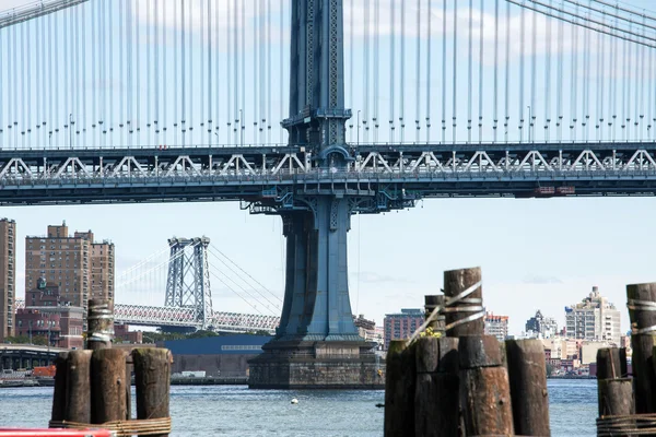 Manhattan Bridge in New York — Stockfoto