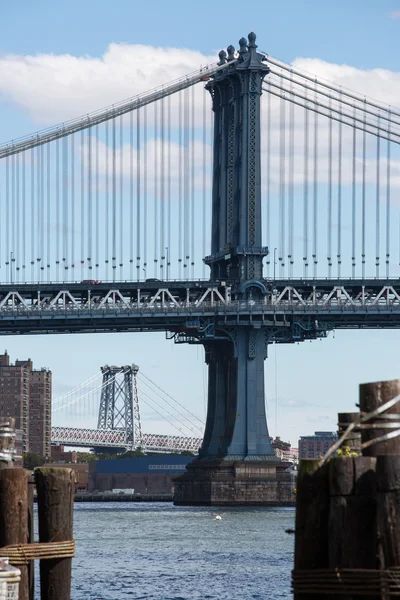 New York'taki Manhattan Köprüsü — Stok fotoğraf