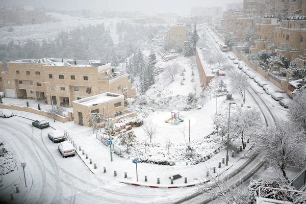 Kudüs'te kar