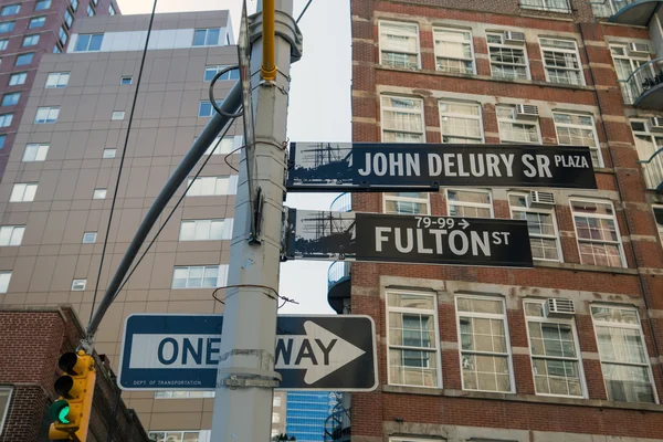 Panneau Fulton, New York — Photo