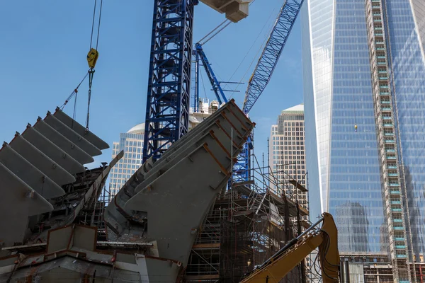 World Trade center construction, New York — Stock Photo, Image