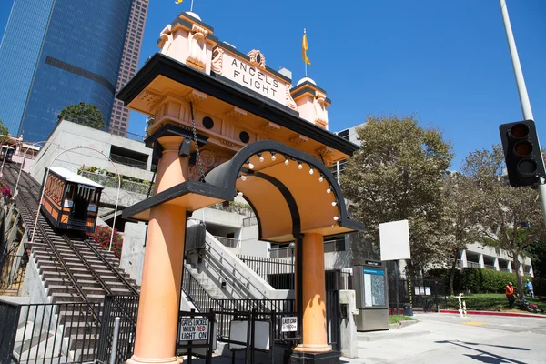 Angels Flight in Los Angeles downtown — Stock Photo, Image