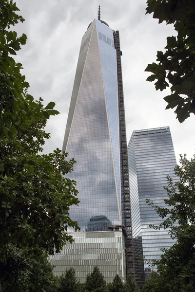 Pomnik na World Trade Center Ground Zero Nowy Jork — Zdjęcie stockowe