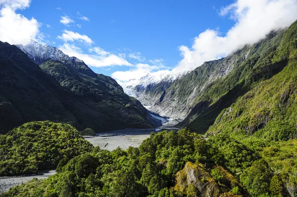 Geleira franz josef — Fotografia de Stock