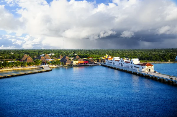 Port w cozumel, Meksyk — Zdjęcie stockowe