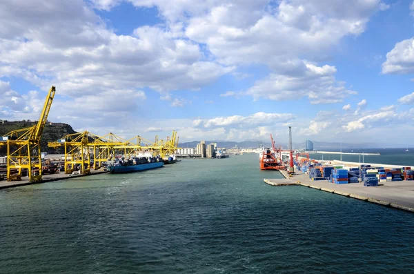 Porto di Barcellona Spagna — Foto Stock