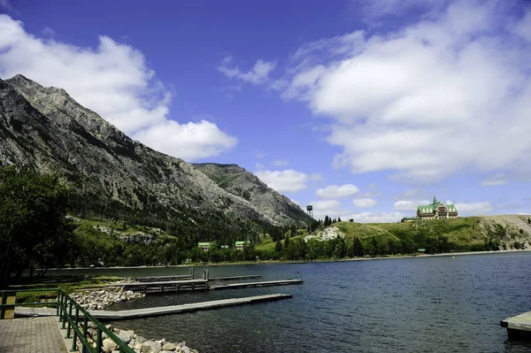 Prince of Wales Hotel Waterton Laghi — Foto Stock