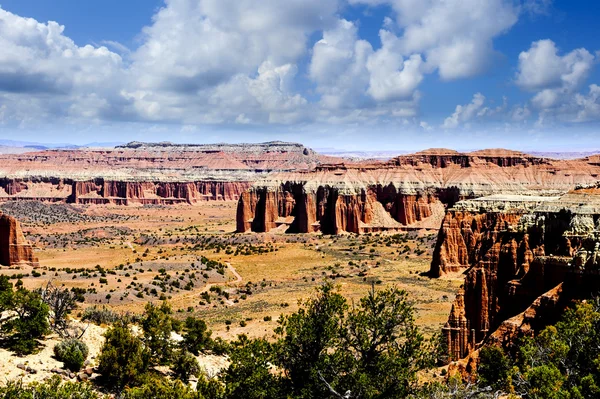 Katedrála mytí v capitol reef, utah — Stock fotografie