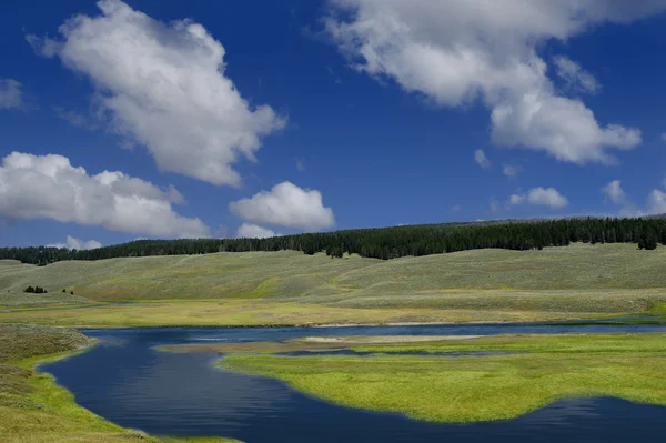 Yellowstone rivier — Stockfoto