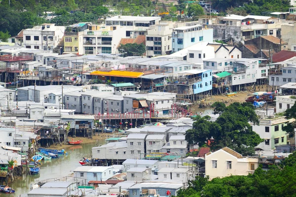 Tai O villaggio trampoli — Foto Stock