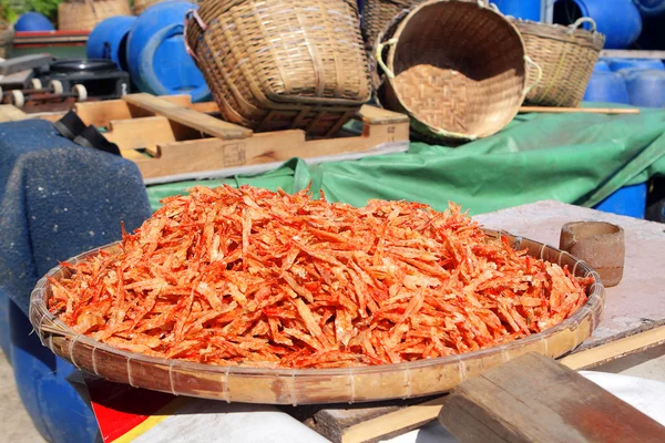 Deniz ürünleri kuru. Tai o Balık pazarı. Hong kong. — Stok fotoğraf