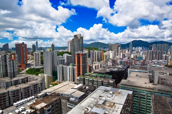 Centrum miasta hong kong — Zdjęcie stockowe