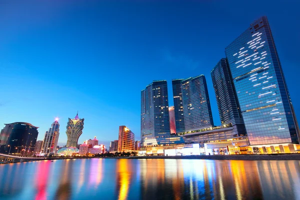 Paisaje urbano de Macao de puente y rascacielos Macao, Asia . —  Fotos de Stock