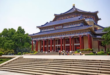 Sun yat-Sen'in memorial hall Guangzhou, Çin