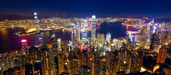 Hong kong stad nacht — Stockfoto