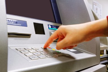 atm tuş takımındaki iptal tuşuna basın