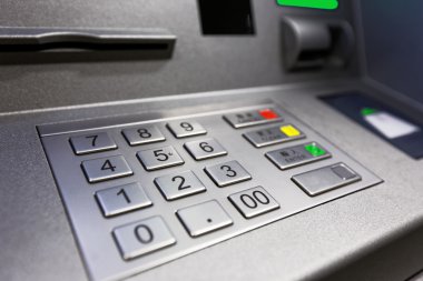 ATM makinesi klavye