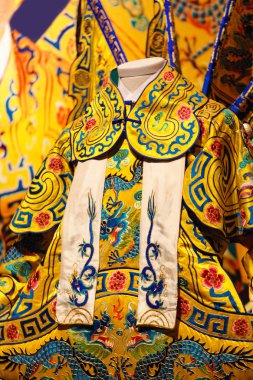 Çin operası kumaşı.