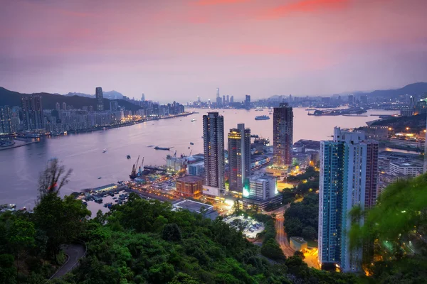 Hong Kong città — Foto Stock