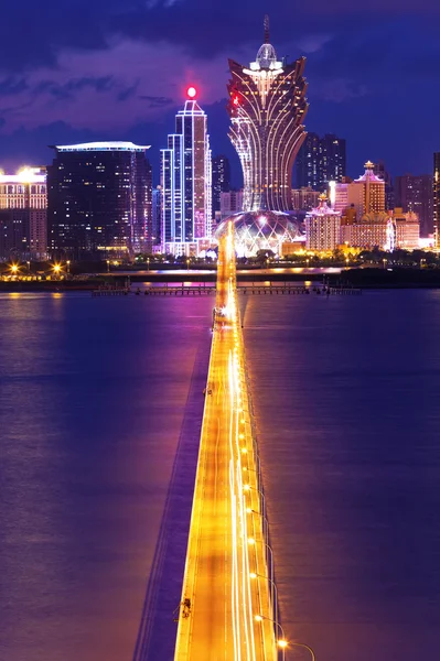 Macau at night — Stock Photo, Image