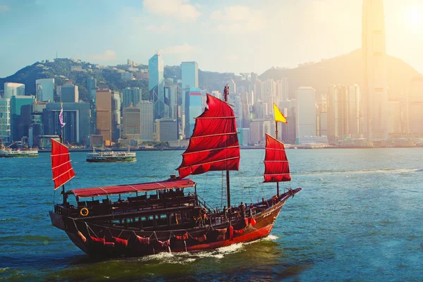 Chinesisches Segelschiff — Stockfoto