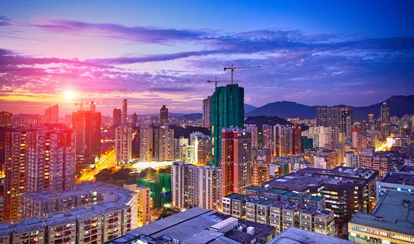Stadscentrum Hongkong — Stockfoto
